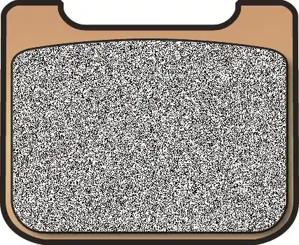 BREMBO - MD 512 HH BRAKE PAD SINTER RACING - Brake Pads - ROAD RACING - SHAPE X - SINGLE PAD Merkproduct